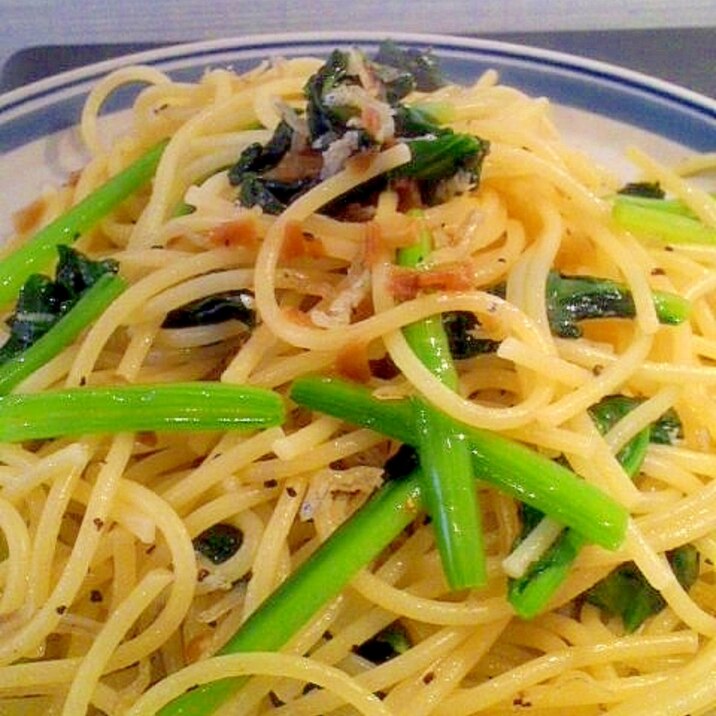 ランチに ほうれん草としらすのパスタ レシピ 作り方 By ドーベル 楽天レシピ